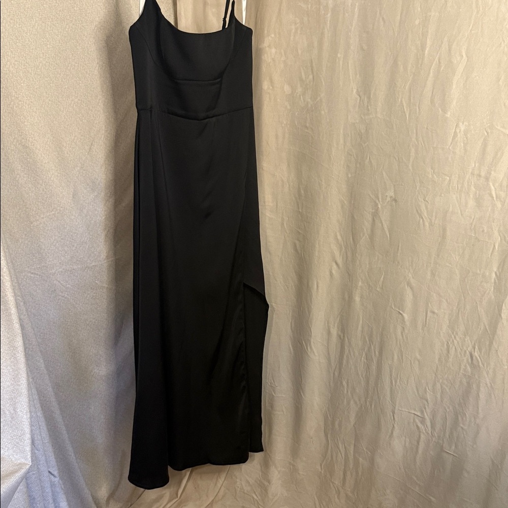 Azazie Black Maxi Dress